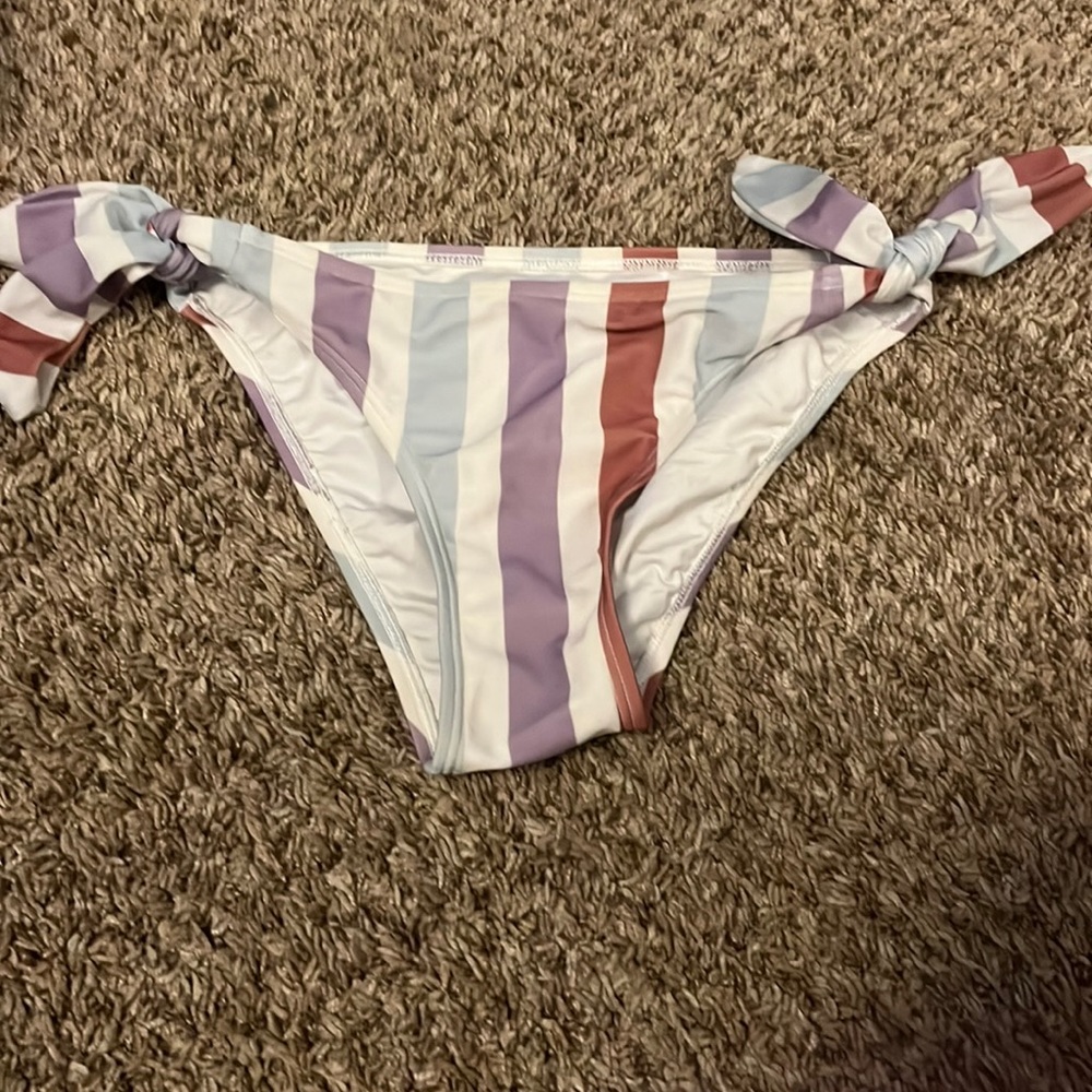 worn xs swimsuit tie bottoms